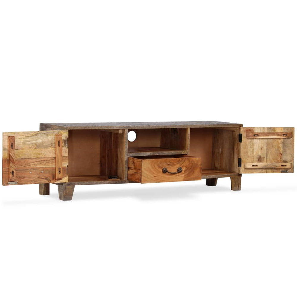 Tv-meubel vintage 118x30x40 cm massief hout MeubelReus