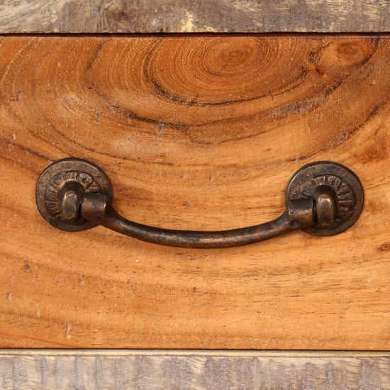 Tv-meubel vintage 118x30x40 cm massief hout MeubelReus