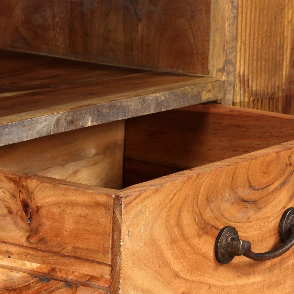 Tv-meubel vintage 118x30x40 cm massief hout MeubelReus