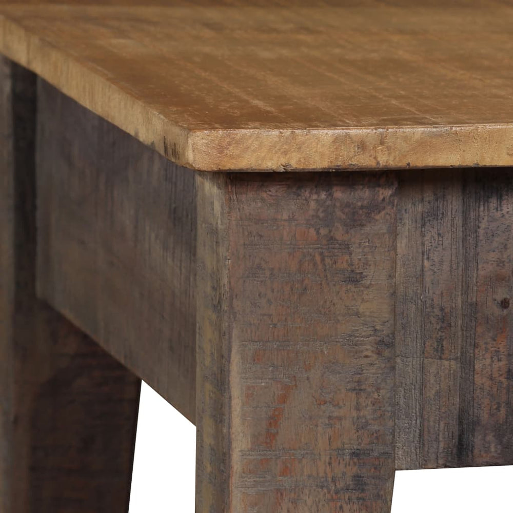 Salontafel vintage stijl 118x60x40 cm massief hout MeubelReus