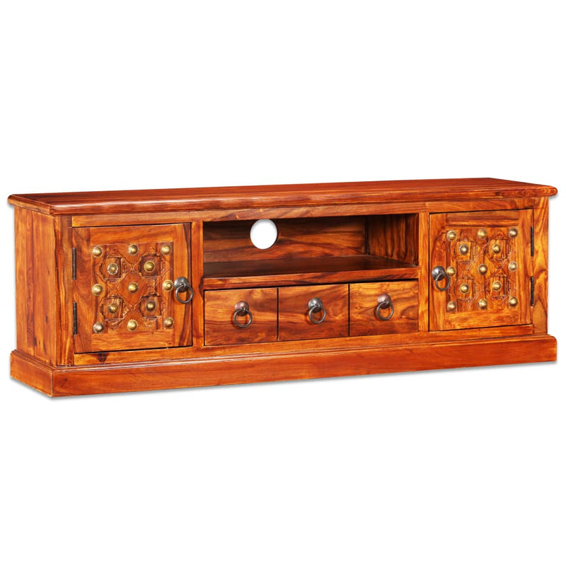 Tv-meubel 120x30x40 cm massief sheeshamhout MeubelReus