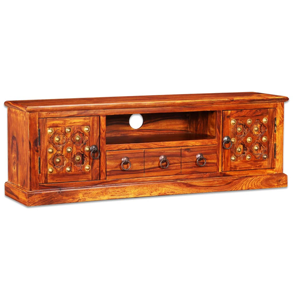 Tv-meubel 120x30x40 cm massief sheeshamhout MeubelReus