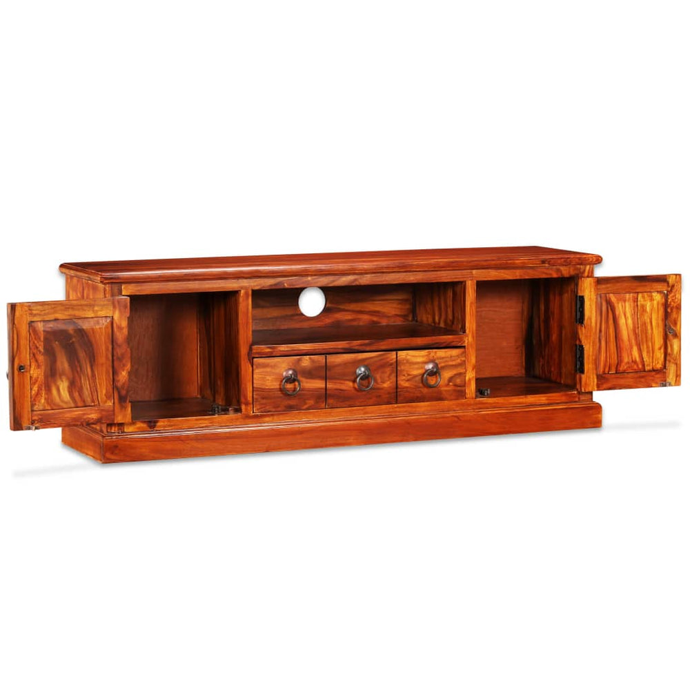 Tv-meubel 120x30x40 cm massief sheeshamhout MeubelReus