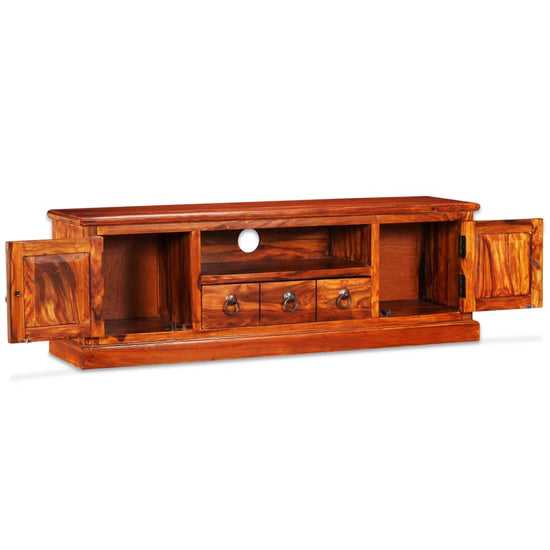 Tv-meubel 120x30x40 cm massief sheeshamhout MeubelReus
