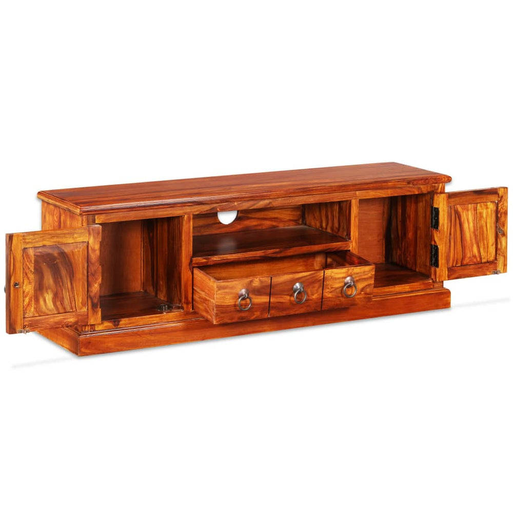 Tv-meubel 120x30x40 cm massief sheeshamhout MeubelReus