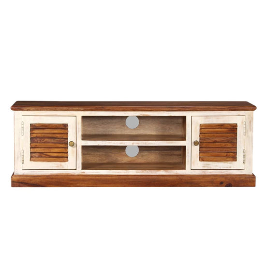 Tv-meubel 120x30x40 cm massief sheesham/mangohout MeubelReus