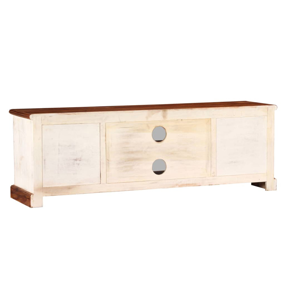 Tv-meubel 120x30x40 cm massief sheesham/mangohout MeubelReus