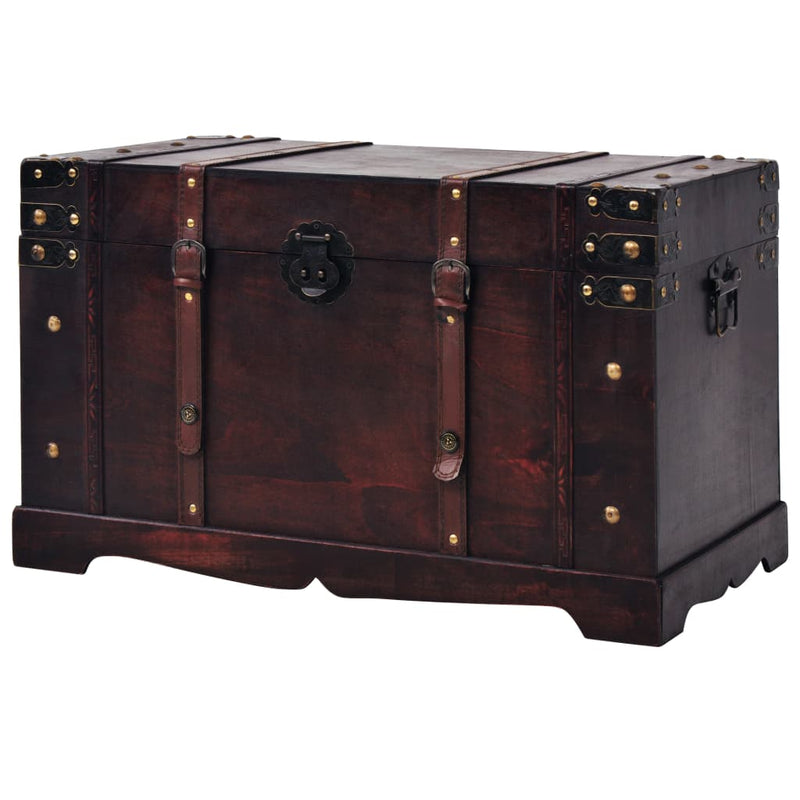 Schatkist vintage stijl 66x38x40 cm hout MeubelReus