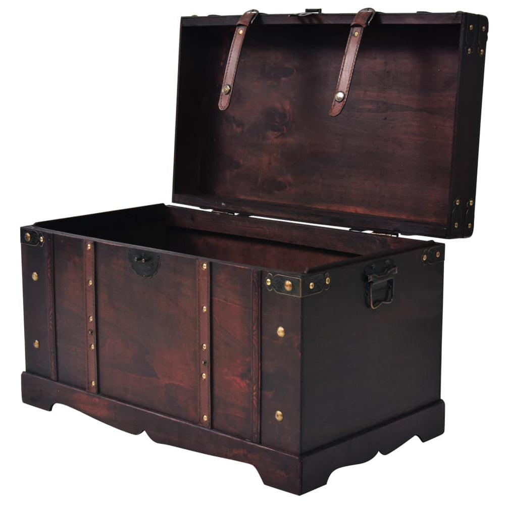 Schatkist vintage stijl 66x38x40 cm hout MeubelReus