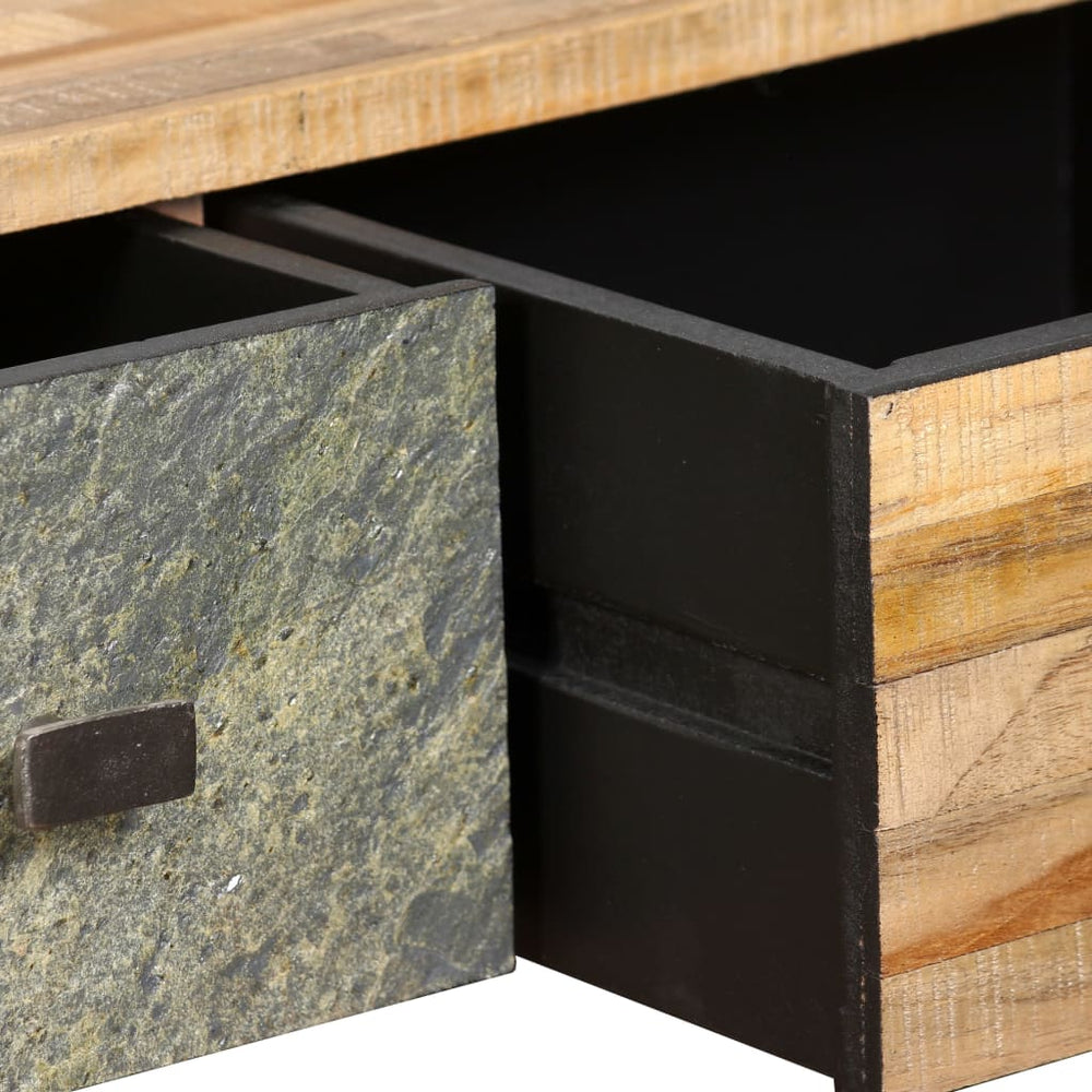 Salontafel 90x65x40 cm massief gerecycled teakhout MeubelReus