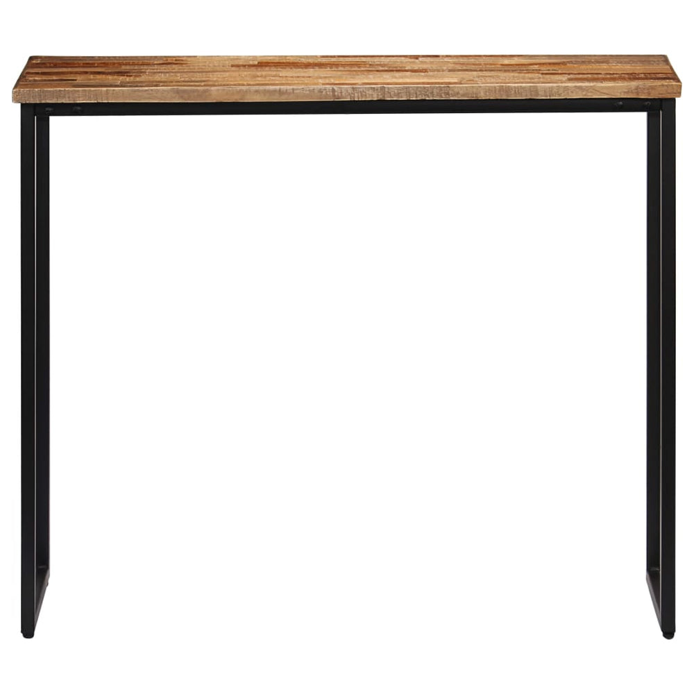 Wandtafel 90x30x76 cm massief gerecycled teakhout MeubelReus