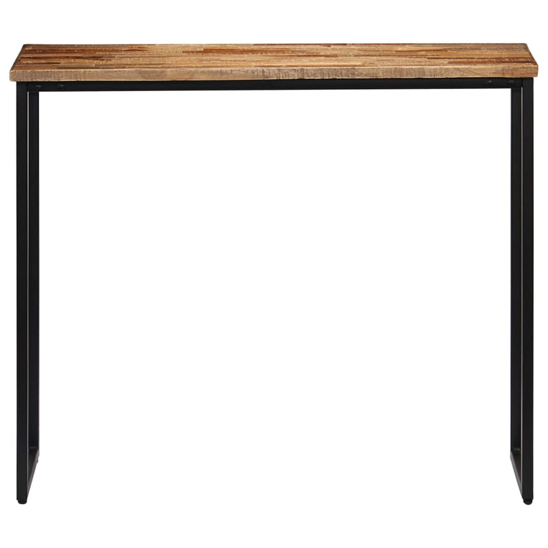 Wandtafel 90x30x76 cm massief gerecycled teakhout MeubelReus
