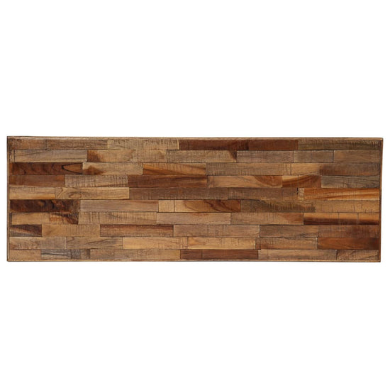 Wandtafel 90x30x76 cm massief gerecycled teakhout MeubelReus