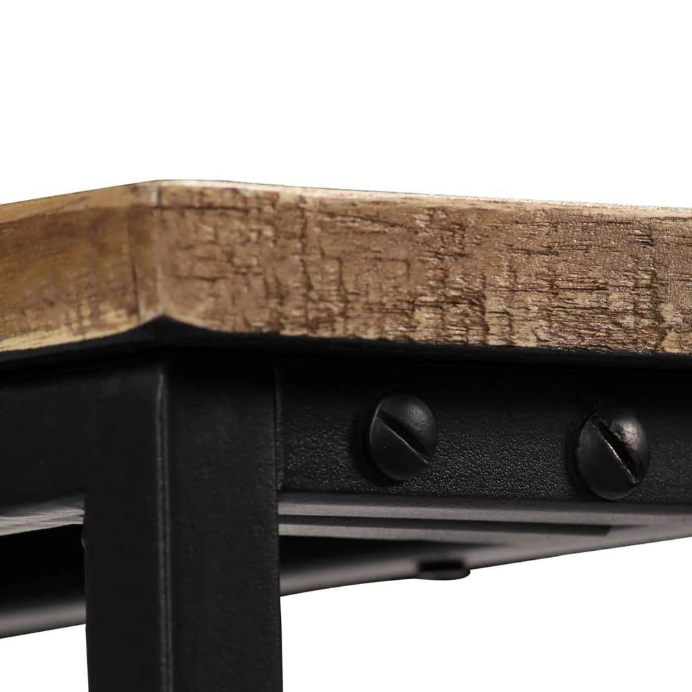 Wandtafel 90x30x76 cm massief gerecycled teakhout MeubelReus