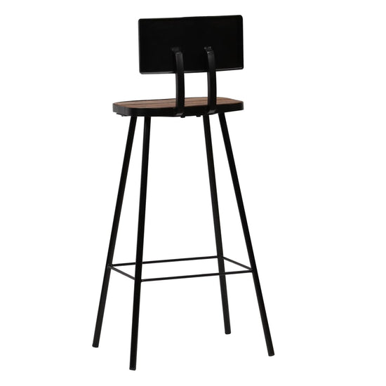 3-delige Barset massief gerecycled hout MeubelReus