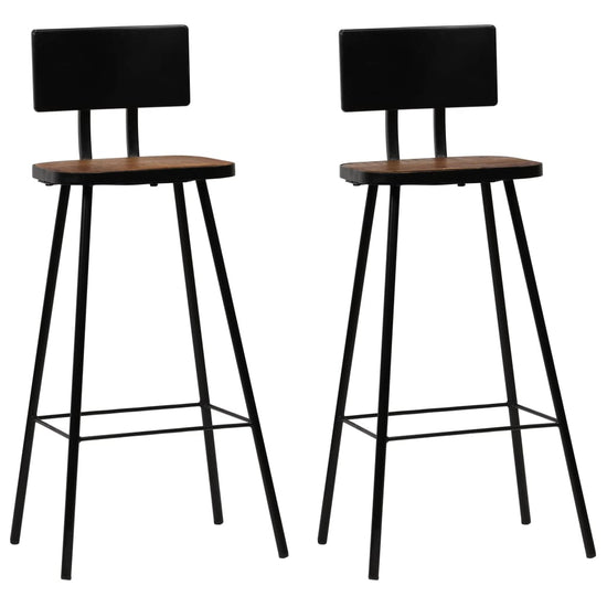 3-delige Barset massief gerecycled hout MeubelReus