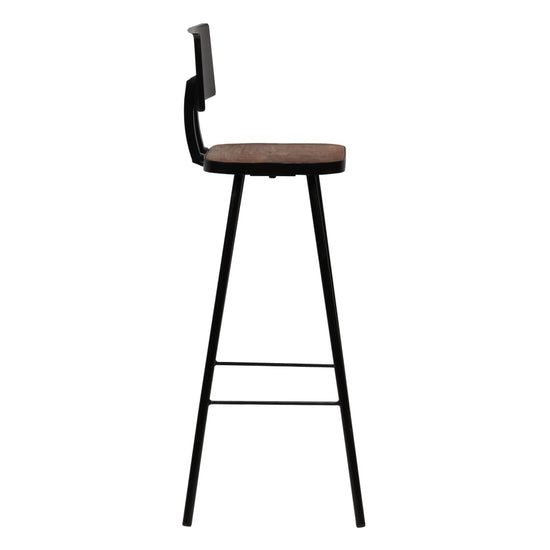 3-delige Barset massief gerecycled hout MeubelReus