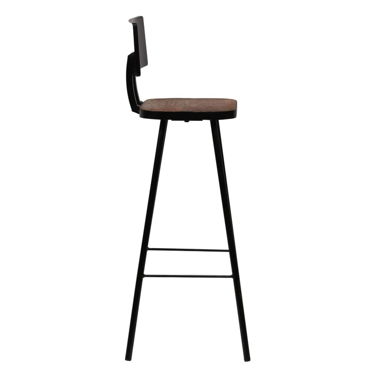 3-delige Barset massief gerecycled hout MeubelReus