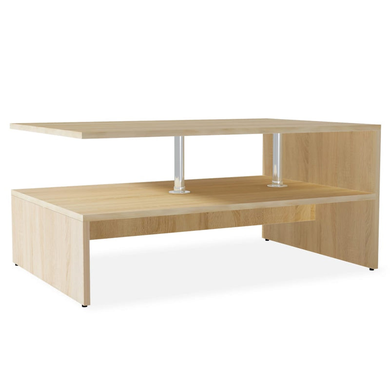 Salontafel 90x59x42 cm spaanplaat eiken MeubelReus