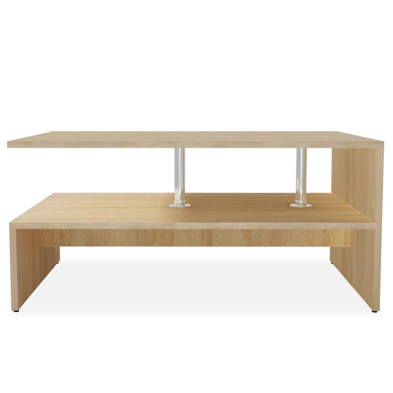 Salontafel 90x59x42 cm spaanplaat eiken MeubelReus