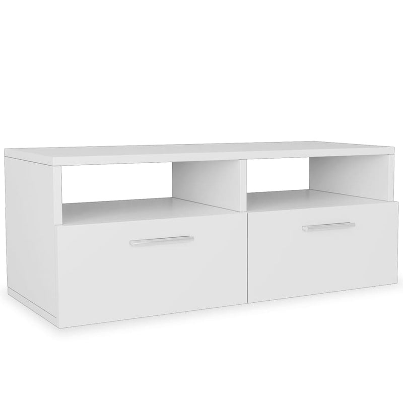 Tv-meubel 95x35x36 cm spaanplaat wit MeubelReus