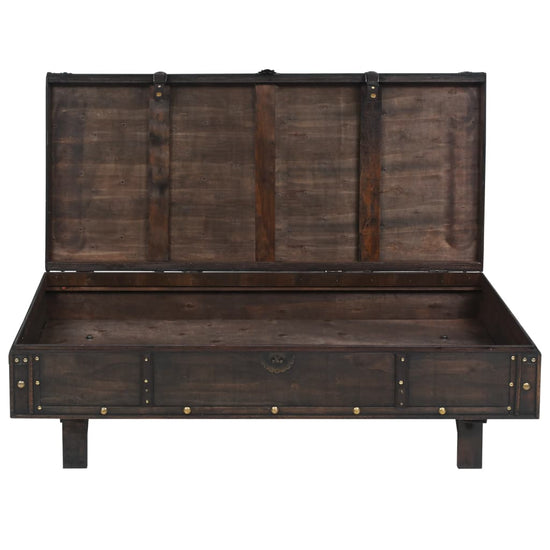 Salontafel vintage stijl 120x55x35 cm massief acaciahout MeubelReus