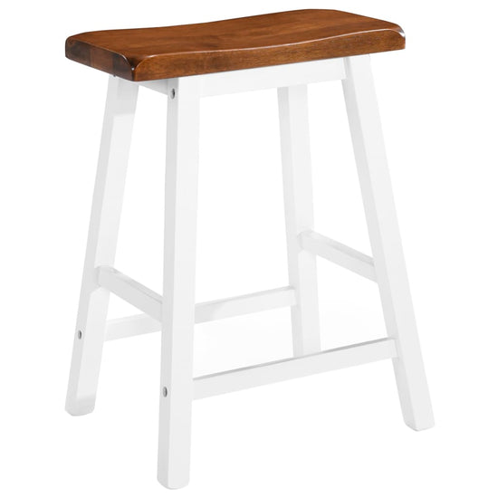 3-delige Bartafel en -krukkenset massief hout MeubelReus
