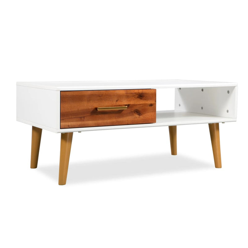 Salontafel 90x50x40 cm massief acaciahout MeubelReus
