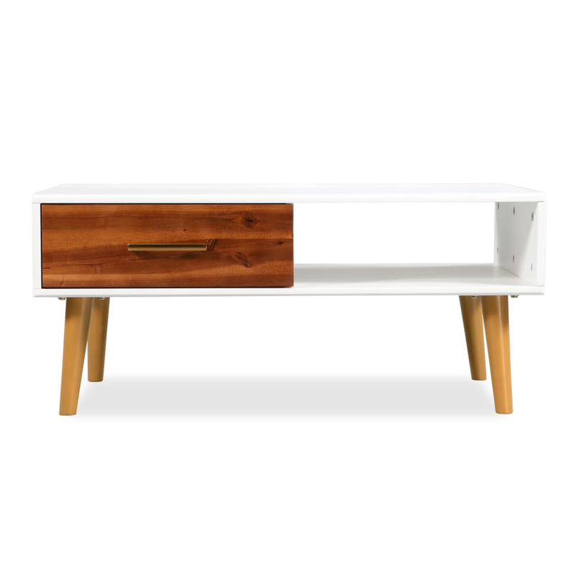 Salontafel 90x50x40 cm massief acaciahout MeubelReus