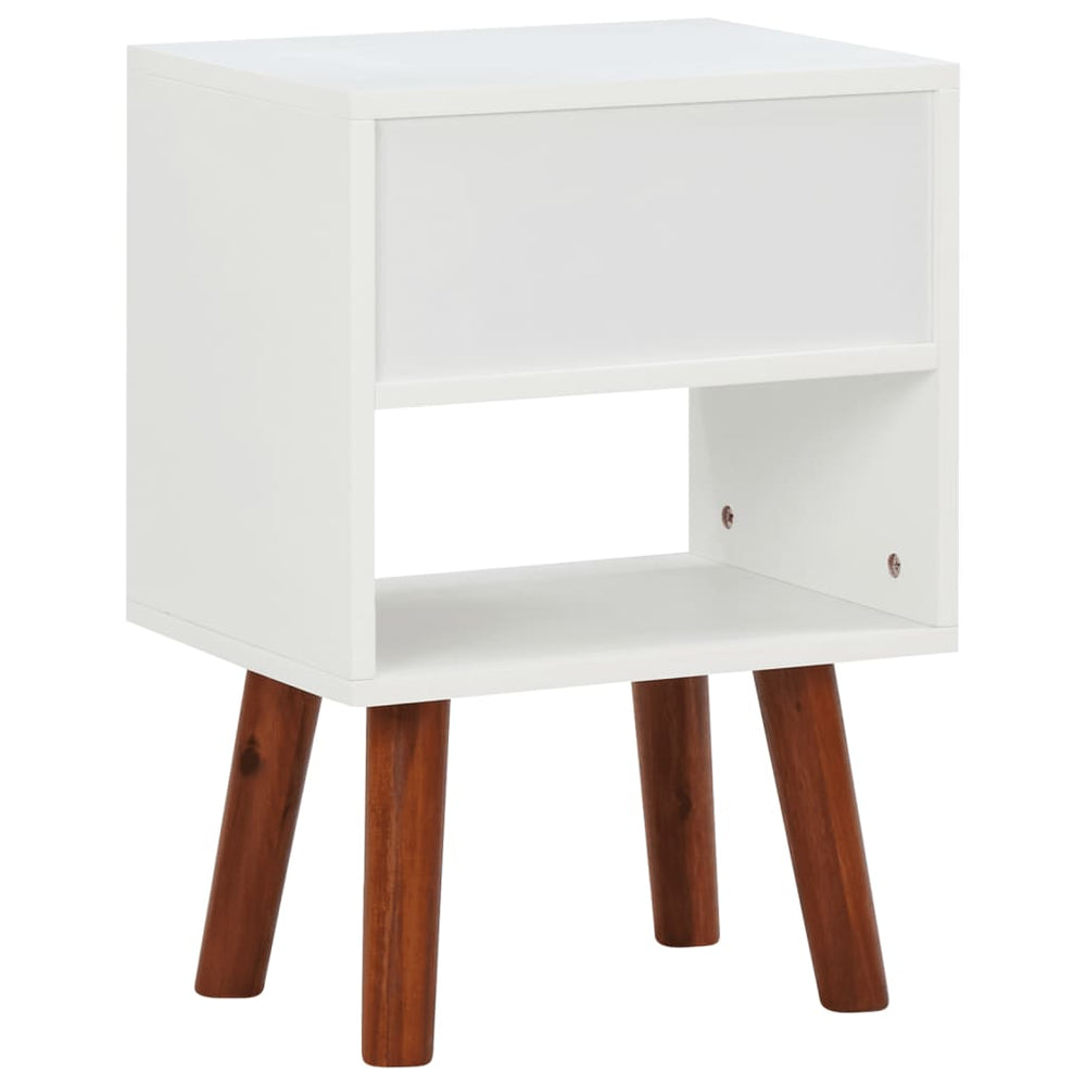 Nachtkastje 40x30x57 cm massief acaciahout MeubelReus
