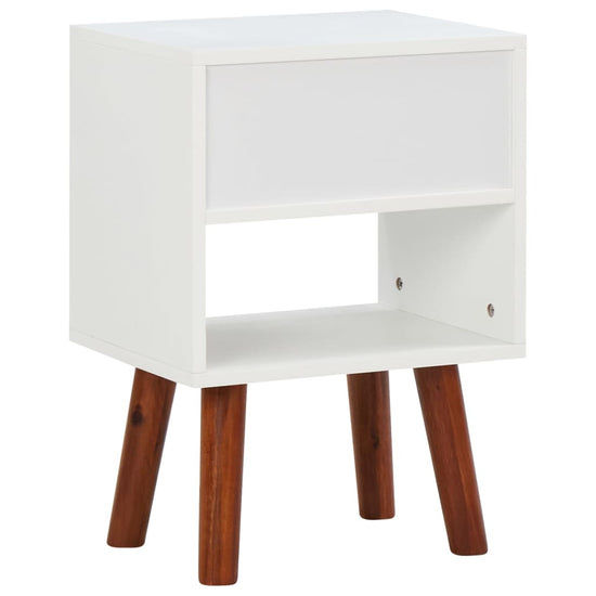 Nachtkastjes 2 st 40x30x57 cm massief acaciahout MeubelReus
