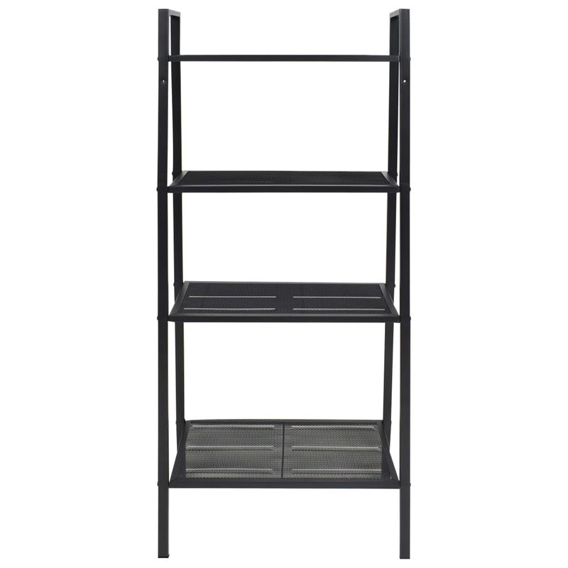 Ladder boekenkast 4 schappen metaal zwart MeubelReus