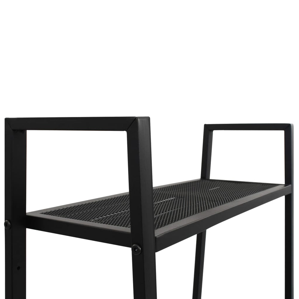 Ladder boekenkast 4 schappen metaal zwart MeubelReus