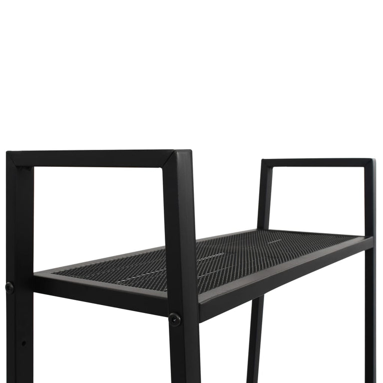 Ladder boekenkast 4 schappen metaal zwart MeubelReus