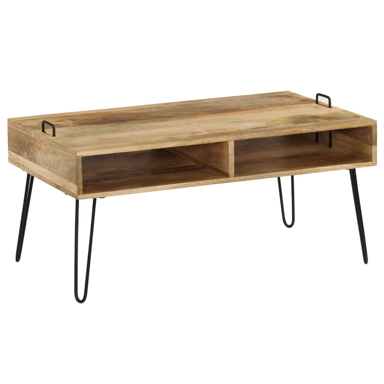 Salontafel 100x60x45 cm massief mangohout MeubelReus