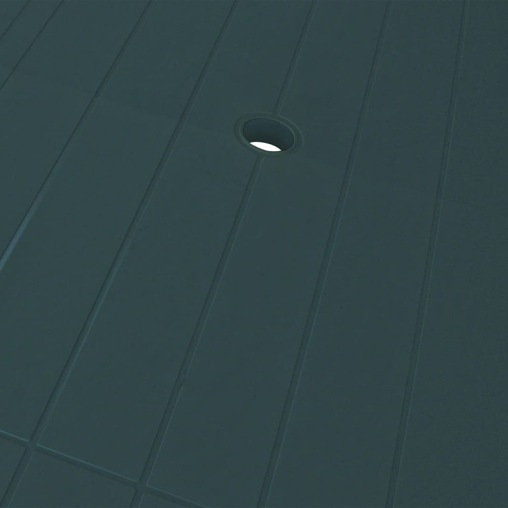 7-delige Tuinset kunststof groen MeubelReus