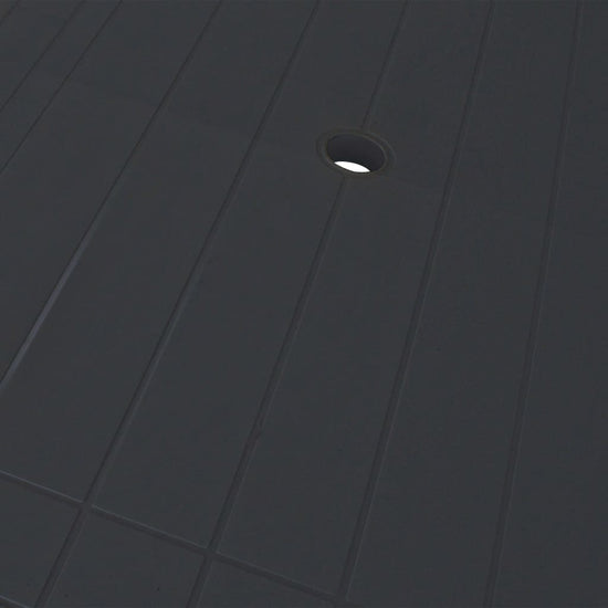 7-delige Tuinset kunststof antraciet MeubelReus