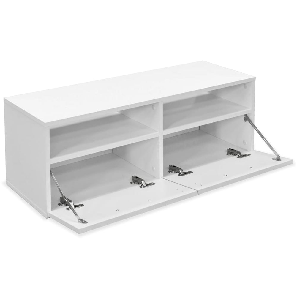 Tv-meubel 95x35x36 cm spaanplaat wit 2 st MeubelReus