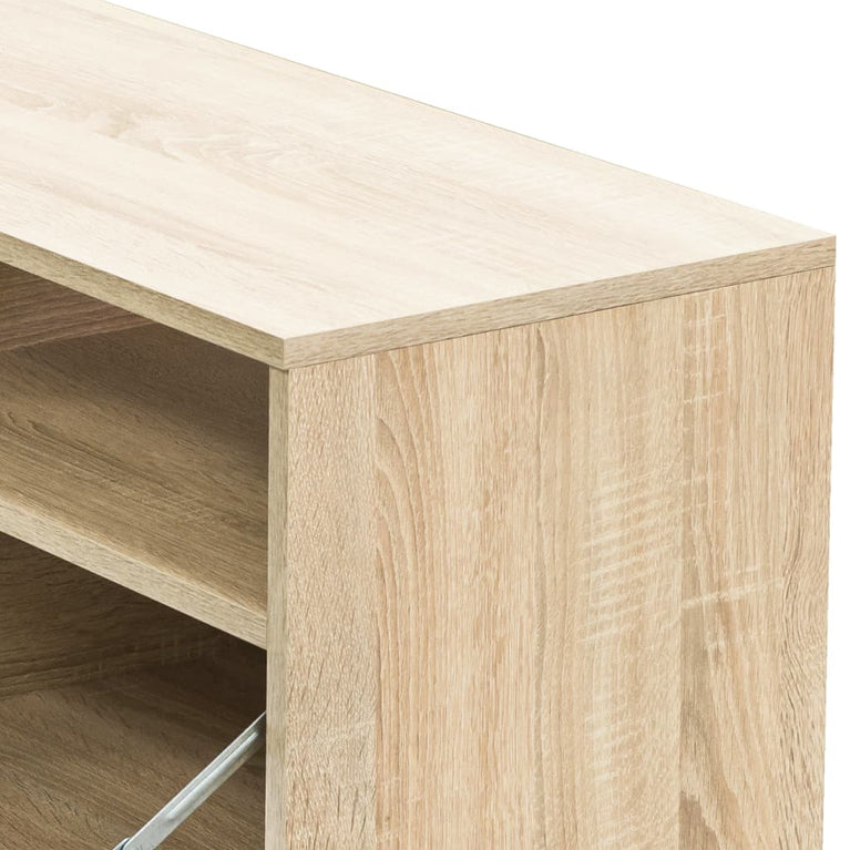 Tv-kasten 95x35x36 cm spaanplaat eikenkleurig 2 st MeubelReus