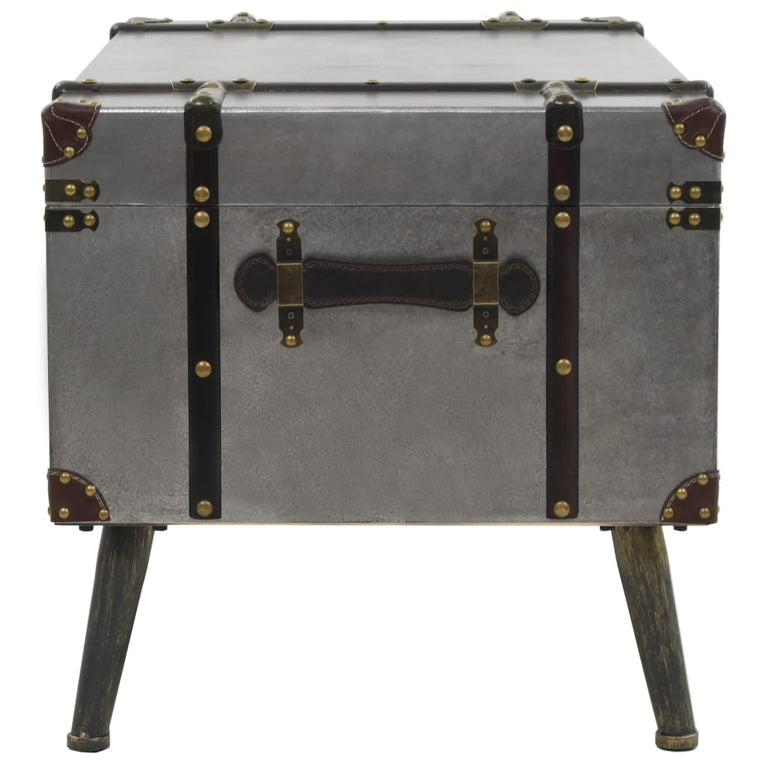 Salontafel 102x51x47,5 cm MDF en aluminium MeubelReus