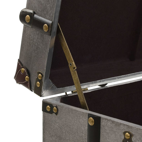 Salontafel 102x51x47,5 cm MDF en aluminium MeubelReus