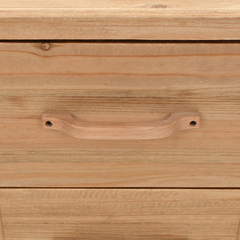 Nachtkastje 50x35x57 cm massief vurenhout MeubelReus