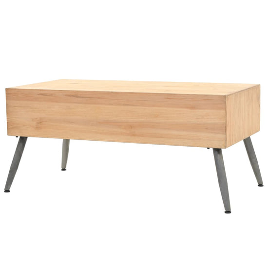 Salontafel 115x55x50 cm massief vurenhout MeubelReus