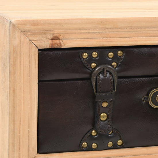 Salontafel 115x55x50 cm massief vurenhout MeubelReus