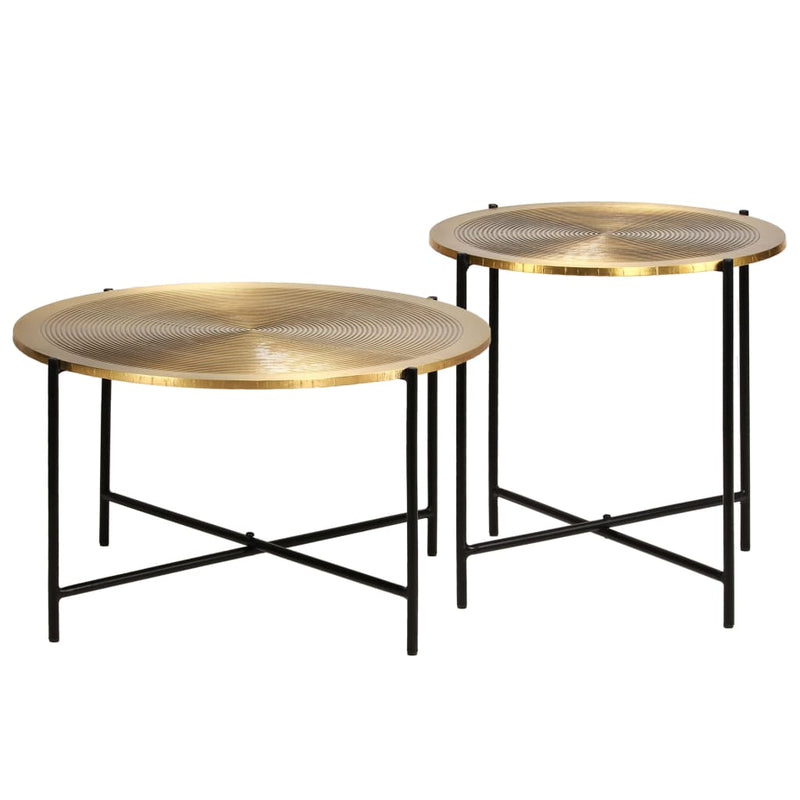 Tafelset met messing bedekt MDF 2-delig MeubelReus