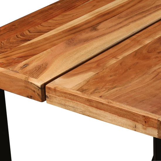 7-delige Barset massief acaciahout en gerecycled hout MeubelReus