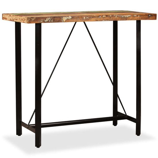 Barset massief gerecycled hout 5-delig MeubelReus