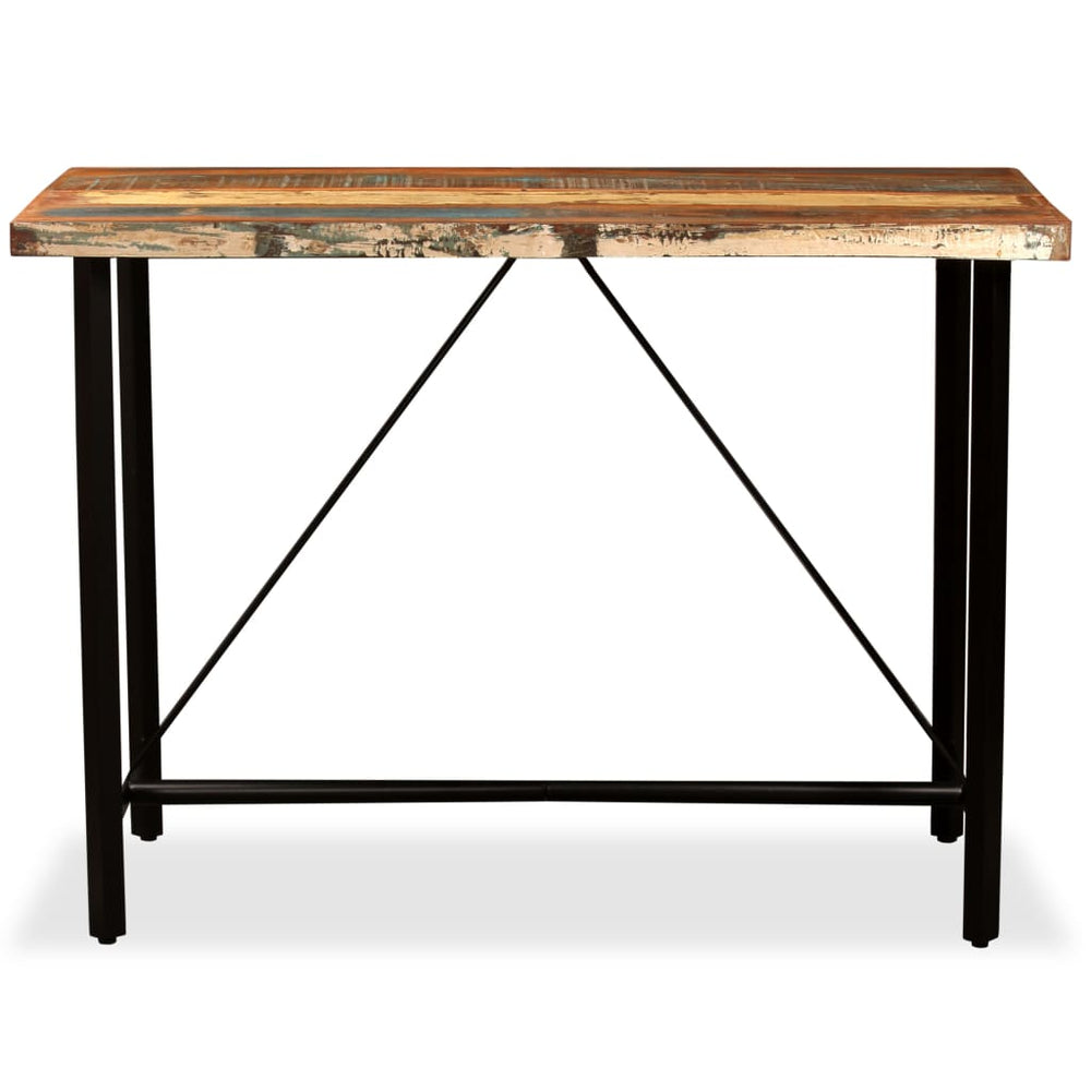 Barset massief gerecycled hout 5-delig MeubelReus