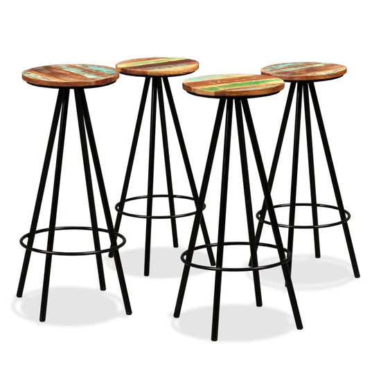 Barset massief gerecycled hout 5-delig MeubelReus