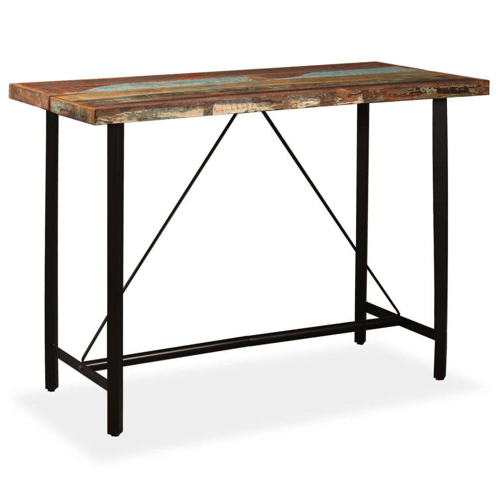 Barset massief gerecycled hout 7-delig MeubelReus